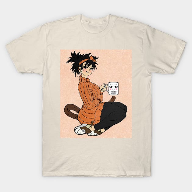 Best Saiyan Momma Orange T-Shirt by TeeJay93